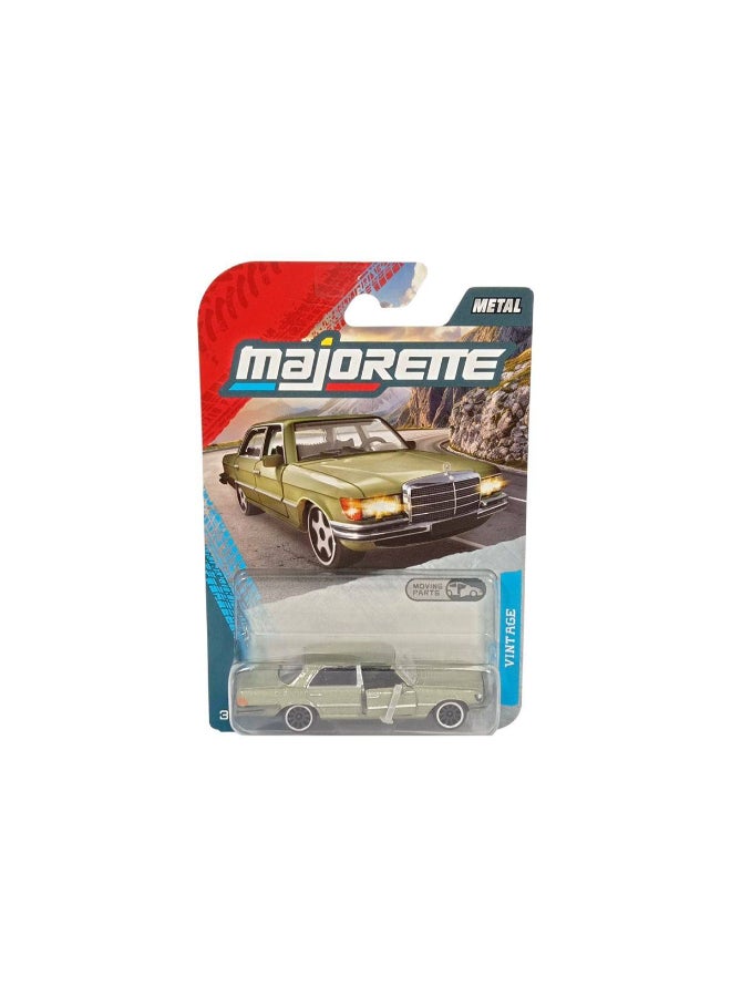 Majorette Metal Vintage Mercedes Benz 450 SEL Die-cast Car (1:64, Green)